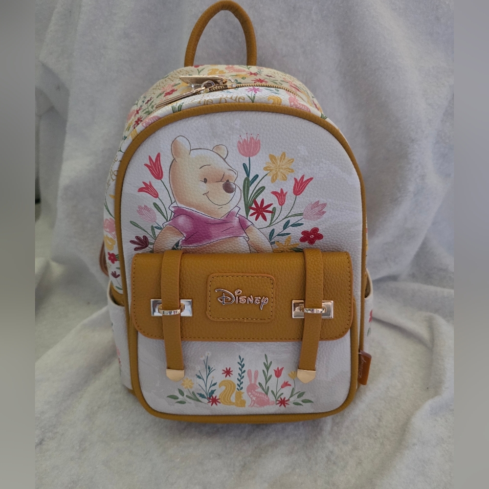 Disney Wonderpop Winnie the Pooh Floral Mini Backpack NWT